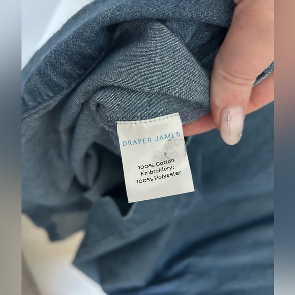 SOLD: NWT Draper James Cecilia Embroidered shirt dress - Picture 8 of 8